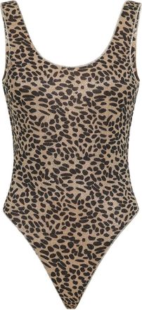 Oséree Costume da bagno leopardato - Marrone
