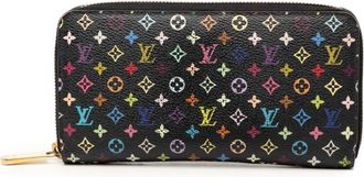 Louis Vuitton Monogram Multicolore Black Multi-Color Pvc Leather Long Wallet (Bi-Fold) (Pre-Owned)