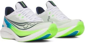 Saucony Endorphin Pro 5 Racing Shoe in White/Slime at Nordstrom, Size 10.5