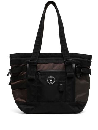 Makavelic Shopper met contrasterend vlak - Zwart