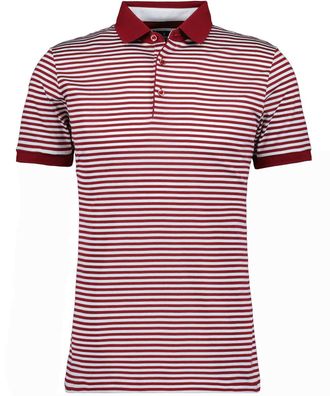 Ragman Poloshirt RAGMAN, Herren, Gr. XXL, rot (bordeaux, 685), Baumwolle, regular fit, ohne Ausschnitt, Shirts Poloshirt