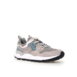 Flower Mountain Unisex Yamano 3 Grey Trainers Suede - Size EU 41