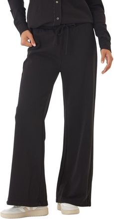 Threads 4 Thought Latricia Cotton Blend Wide Leg Pant in Black at Nordstrom, Size Medium