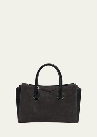 Givenchy Antigona Suede & Leather Carryall Top-Handle Bag