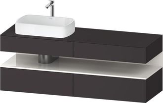 Duravit Qatego Consola Mueble Bajo Lavabo, 2 Extensiones, 2 - Duravit