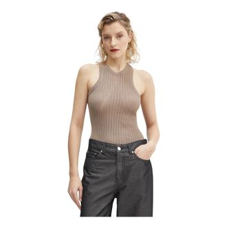Won Hundred Top sin mangas - Tops - Mujer - Marr&oacute;n - XS