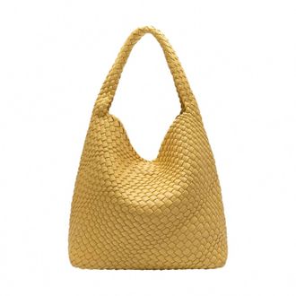 Melie Bianco Womens Johanna Shoulder Bag In Yellow