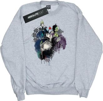 Disney Dames/Dames Schurken Sweatshirt (Heide Grijs)