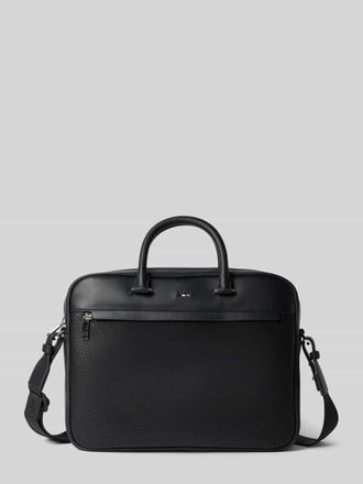 HUGO BOSS Laptoptasche in Lederoptik Modell RAY_MP_S DOC CASE in Black, Gr&ouml;&szlig;e 1
