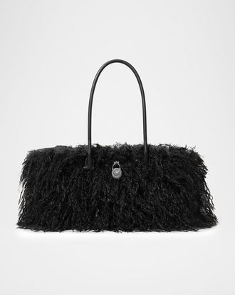 Michael Kors Hamilton Moderne Faux Fur Shoulder Bag