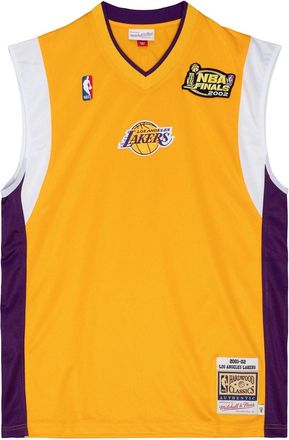 Mitchell & Ness x NBA Los Angeles Lakers 2001-02 Shooting Jerseys Yellow ASSH1060-LAL01PPPGOLD