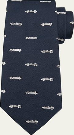 Ralph Lauren Purple Label Mens Silk Racecar Tie