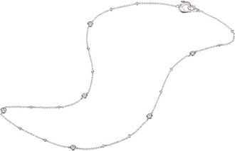 CHANTECLER Accessoires Ketting - Goud met 0-37 CT Diamant - Dames - Kettingen - Grijs - ONE Size - Accessoires