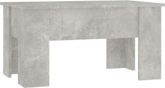 vidaXL Mesa De Centro Madera De Ingenier&iacute;a Gris Hormig&oacute;n 79x49x41 Cm Vidaxl