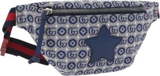 Gucci Pre-owned Belt Bags, female, Blue, Size: ONE SIZE Pre-owned Vintage Belt Bag