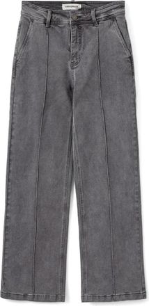 Sofie Schnoor Wide Jeans - Dames - Loose Fit Jeans - Grijs - L - Denim - Jeans