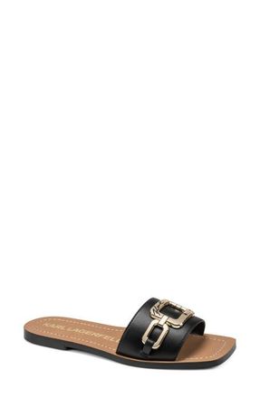 Karl Lagerfeld Marzella Slide Sandal in Black at Nordstrom, Size 7.5