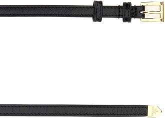Prada Womens Black Leather Belt Nero Cinture