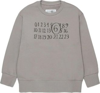 Maison Margiela Kids Sweatshirts, male, Gray, 14 Y, Jumper