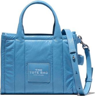 Marc Jacobs The Shiny Crinkle Small Tote bag - women - Lamb Skin - OS - Blue
