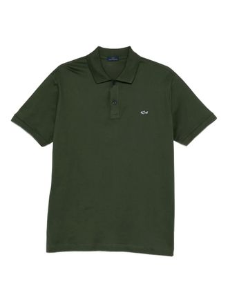 Paul & Shark logo-embroidered polo shirt - Green