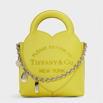 Tiffany & Co. Mens Accessories Chrome Tote with Logo in Citrine - Yellow - One Size