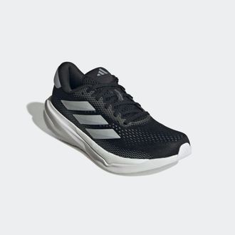 adidas Laufschuh ADIDAS PERFORMANCE SUPERNOVA STRIDE 2.0, Damen, Gr. 37, schwarz-weiss (core schwarz, cloud wei&szlig;, grau), Synthetik, Textil, Schuhe Laufschuh