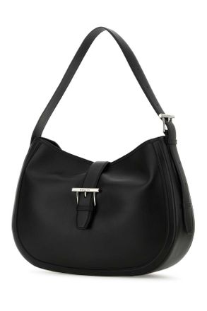 Alexander McQueen 8379141maad 1000 Blacksilver T-Bar Shoulder Borse A Mano Bag