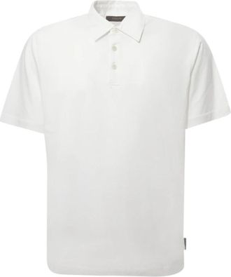 Zanone Polo Shirt met korte mouwen - Heren - Polos - Wit - 3XL - Katoen - Tops