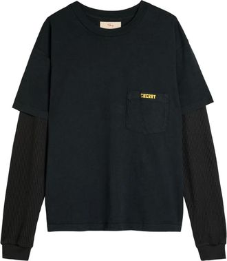Cherry Los Angeles pocket long-sleeve T-shirt - Black