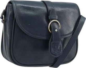 Celine Pre-owned Vintage Schoudertas - Dames - Vintage Schoudertas - Blauw - ONE Size - Leer - Vintage