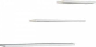 Hucoco Nobi - Juego De 3 Estantes De Pared - 60/45/30 Cm - Estantes Colgantes Para Libros