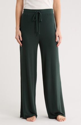 Abound Easy Cozy Wide Leg Pajama Pants in Green Gables at Nordstrom Rack, Size X-Large