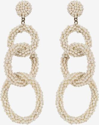 Deepa Gurnani Ohrringe aus Glasperlen Ember