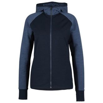 Stoic MerinoFleece260 FlenSt. Zip Hoody Merinohoodie f&uuml;r Damen | blau