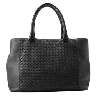 Bottega Veneta Pre-owned Tote Bags, female, Black, Size: ONE SIZE Pre-owned Vintage Tote Bag
