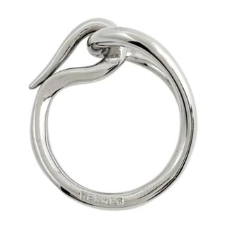 Herm&egrave;s Pre-owned Scarf Ring - Dames - Pre-owned - Grijs - Maat: ONE Size