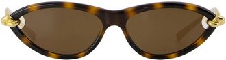 Bottega Veneta Cat Eye Zonnebril - Dames - Zonnebrillen - Veelkleurig - ONE Size - Nylon - Accessoires