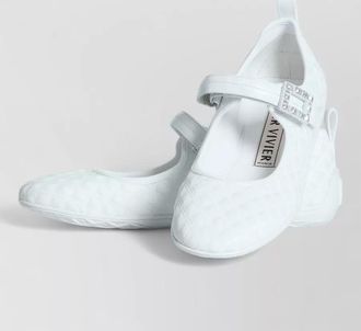 Roger Vivier low ballerina flats crystal buckle detail