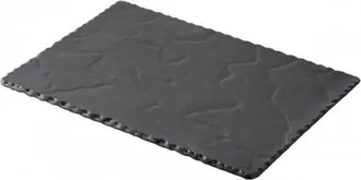 Revol Revol Basalt Plato Rectangular Negro 30 X 20 Cm