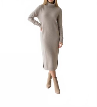 Hartford Womens Mya Knit Dress In Grey
