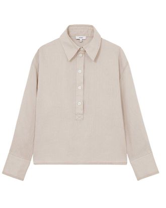 Reiss Nina Overhead Linen Shirt