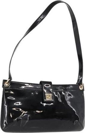 Ferragamo Pre-owned Schoudertas van gecoat canvas - Dames - Vintage Schoudertas - Zwart - ONE Size - Vintage