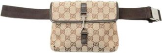 Gucci Borsa a tracolla Pre-owned in tela - - Pre-owned - Donna - Beige - ONE SIZE