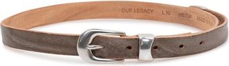 Our Legacy 2cm Riem - Heren - Riemen - Bruin - 70 CM - Wol - Accessoires