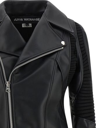 Junya Watanabe Artificial Leather Biker Womens Jacket