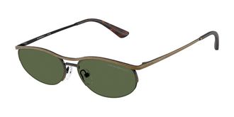 Emporio Armani EA2180 344671 Mens Sunglasses Gold Size 54