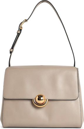 Furla Domus S Shoulder Bag In Linen Leather