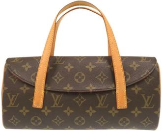 Louis Vuitton Tweedehands Canvas Louis Vuitton tassen - Dames - Vintage Handtas - Bruin - ONE Size - Vintage