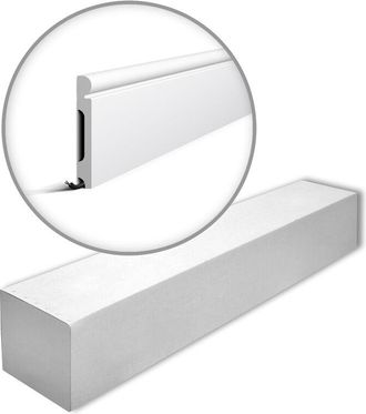 NMC Nmc Fl4-box Wallstyl Noel Marquet 1 Caja 8 Piezas Z&oacute;calo Dise&ntilde;o Atemporal Cl&aacute;sico Blanco 16 M